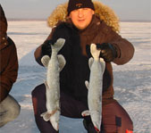 Рыбалка на жерлицы на озере Сугояк январь 2007г.(Челябинская область)