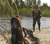 Рыбалка на реке Лямин (ХМАО)           июнь 2007г.