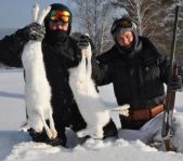 Зимняя охота январь-февраль 2011 г.(Челябинская область)