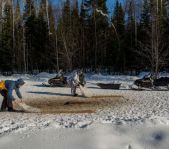 Охота на кабана январь-февраль 2016 г.(Челябинская область)